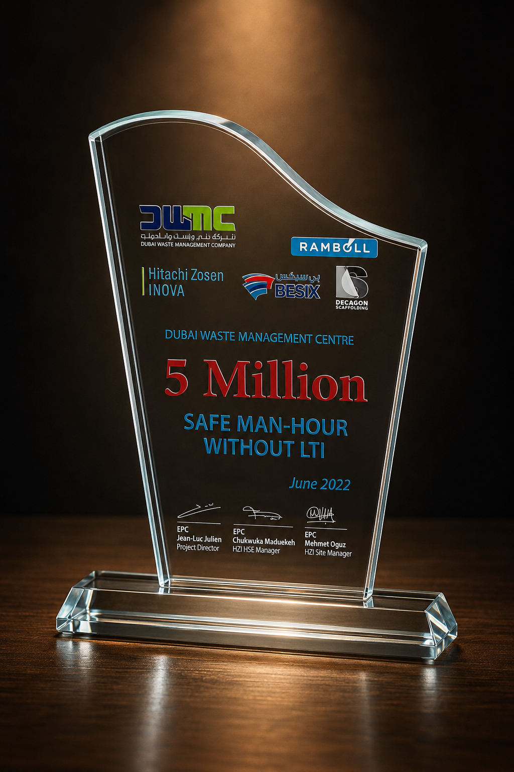5 Million Safe Man-Hours – Dubai Waste Management Centre, Jun 2022