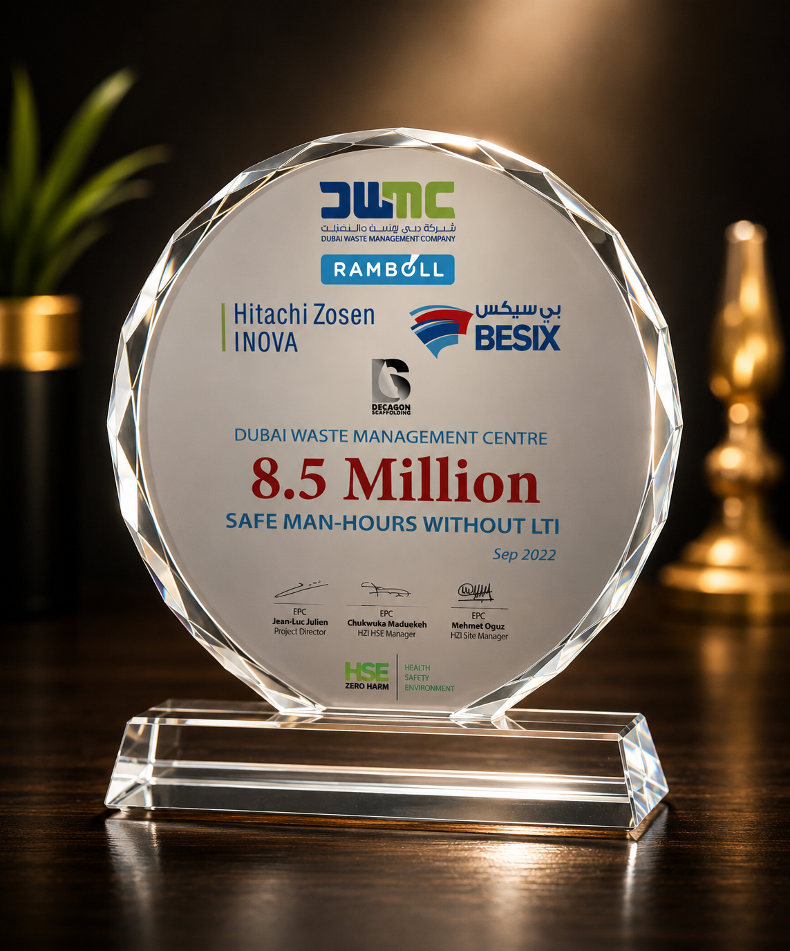 8.5 Million Safe Man-Hours – Dubai Waste Management Centre, Sep 2022